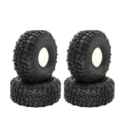 Rc Car Wheel Rim Tire for Axial for SCX10 90046 AXI03007 for Traxxas TRX4 D90 4PCS 120MM 1.9Inch Rubber Tyres Wheel Tires for 1/10 RC Rock Crawler