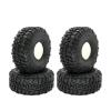 Rc Car Wheel Rim Tire for Axial for SCX10 90046 AXI03007 for Traxxas TRX4 D90 4PCS 120MM 1.9Inch Rubber Tyres Wheel Tires for 1/10 RC Rock Crawler view 1
