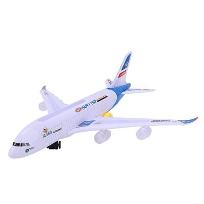 Chiyyak A380 Aircraft 43 Cm Long Electric Model Aircraft with Sound and Light for Children (Model Airplane)