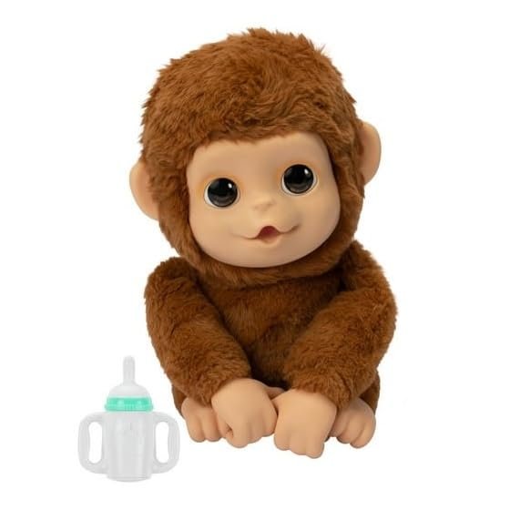 LittleLivoPet My Baby Mango Monkey, 50+ Sounds and Reactions, Ages 4+