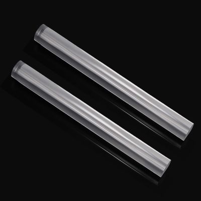 KEPYDRMTF 2pcs Acrylic Clay Roller, Plastic Clear Round Tube Roller Pin Polymer Clay Tools for DIY Handmade Crafts Handmade Art Supplies