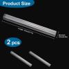KEPYDRMTF 2pcs Acrylic Clay Roller, Plastic Clear Round Tube Roller Pin Polymer Clay Tools for DIY Handmade Crafts Handmade Art Supplies view 2