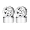 4Pcs Aluminum 5 Spokes for Classic 1.9 Beadlock Wheels for Rim for 1/10 RC Car Crawler for Axial SCX10 for trx4 for Bronco for MST CFX 86100 YK4102 TF2 view 1