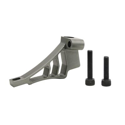 KMULOJYH for CNC Metal HD Engine Mount Bracket for 1/5 for hpi for rofun for BAHA for rovan Kingmotor for Baja 5b 5t 5sc Ss Rc Car Racing Toys Parts(Titanium)