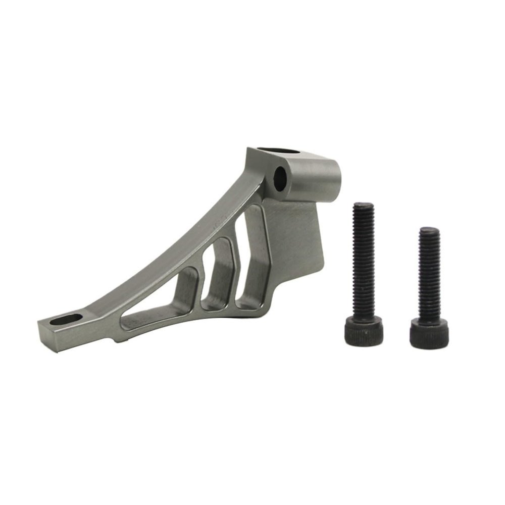 KMULOJYH for CNC Metal HD Engine Mount Bracket for 1/5 for hpi for rofun for BAHA for rovan Kingmotor for Baja 5b 5t 5sc Ss Rc Car Racing Toys Parts(Titanium)