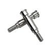 YRhXAF Metal Front Axle Shaft Front Axle Spindles Compatible with 1/10 Monster Truck 2WD RC Car Upgrade Parts(Black) view 4