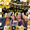 30th Birthday Decorations for Men Women, Black Gold Happy 30th Birthday Party Decorations, Cheers & Beers to 30 Years Backdrop, Foil Balloons 30, Banner, 30th Balloon, Hanging Swirl, Birthday Card Set view 3
