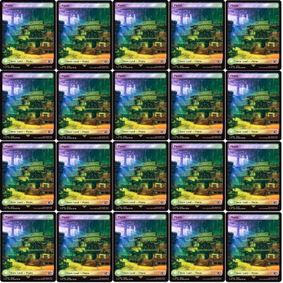 20x Magic The Gathering Final Fantasy FOIL Full Art Lands - MTG - Plains #295 (Foil)