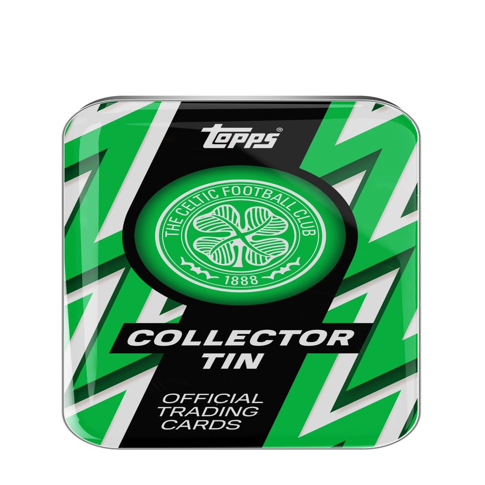 2025/26 Celtic Collector Tin - Collector Tin - contains 35 cards including LE's and parallels!