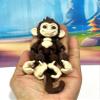 2pcs Adorable Baby Gorilla and Baby Chimpanzee Set 3D Printed Articulated Jungle Animal Fidget Toy - Posable Stands on Its Own for Fun Poses and Display, Executive Desk Toy, Fidget Toy ABG-ABC-Set view 4