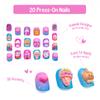 Hot Focus | Critter Pals Beauty Set for Girls  Press-On Nails, Fruity Lip Balm, Nail Stickers & Face/Body Gems, Fun Non-Toxic Kids Makeup & Accessories Kit (Sweet Beauty) view 4