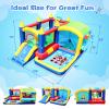 Bestsun Inflatable Bounce House for Kids, Bouncy Castle with Slide, Jumping, Basketball Hoop, Ball Pit, Family Backyard Bouncer, 520W 0.7HP Blower Needed to Operate Not Included view 2