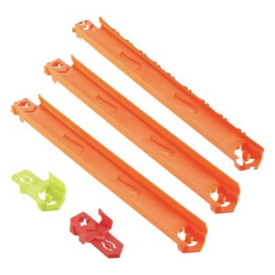 Hot Wheels Straight Track Pack: 3 Feet Speed Snap Track & 2 Adapters