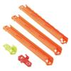 Hot Wheels Straight Track Pack: 3 Feet Speed Snap Track & 2 Adapters view 1
