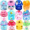 12 Pack Slime kit,DIY Butter Slime,Stress Relief Toys,Craft Toy, for Girl and Boys Party Favors,Easter Basket Fillings and Birthday Gift view 1