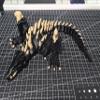3D Printed SkullCrawler Articulated Figure, Movie Monster Series,Skull Island Lizard 3D Printed Fidget Toy (Black&White) view 2