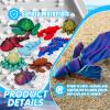 26Pcs 3D Printed Ocean Animals Set, Mini Animals 3D Printed Toys, Ocean Animal Figurines Toys, Fidget Articulated Flexible Toy for Party Favors Birthday Gifts Office Desktop Christmas Decoration view 4