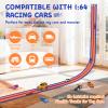 Flexible Race Track Toys for Kids  15ft Roll-Up Car Racetrack with Suction Cups | Portable DIY Road Playset Compatible with 1:64 Scale Diecast Cars | Christmas Birthday Gifts for Boys & Girls Aged 3+ view 3