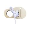 blloocod Wooden Montessori Busy Board for Kids Learn to Tie Shoes Activity Toy with Laces for Preschool Children view 4