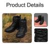 1:12 Scale Female Doll Boots Miniature Action Figure Shoes PVC PP Material 6 inch Doll Accessories for Collectible Display view 4