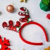 MTRXX Red Glitter Reindeer Antlers Headband  Festive Christmas Hair Accessory view 1