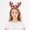 MTRXX Red Glitter Reindeer Antlers Headband  Festive Christmas Hair Accessory view 3