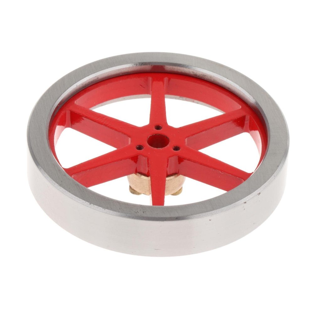 Electricity Power Generator Flywheel Inertial Flywheel for Hot Air Engines 2.80inch Aluminum Wheel for Science Experiments and Education