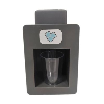 Luwecf Pretend Play Ice Maker Toy for Kids with Transparent Cup Simulation Ice Dispenser Develop Fine Motor Skill Developmental Fun