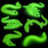 3Dgenius 3D Printed Animals with Glow in-The Dark 3D Printed Toys Articulated Large Fidget Toys with Snake, Dragon, Crocodile, Gecko, Lizard & Caterpillar, Perfect for Home Dcor & Gift, 6Pack2 view 1