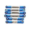 Compatible with Arrma for Senton for Granite 4X4 for MEGA 550 Metal Adjustable Tie Rods Turnbuckles Toe Links Linkage Set 1/10 RC Car RC Car Accessories(Blue) view 1