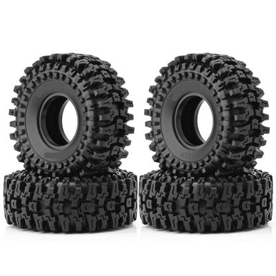 4PCS 1. 9 Crawler Tires Compatible with 1/10 Scale RC Crawlers Like FCX10 Pro UTB18 Gen8 7VS4-10