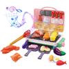 Kids BBQ Grill Toy, Kids Play Kitchen Toys, Kid BBQ Grill Kitchen Playset with Smoke, Sound & Light, Play Food Toys Cooking Set, Outdoor Cooking Role Plays Grill Set, Gift for Boys Girls (Pink) view 1