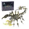 3D Metal Puzzle Scorpion King Model Kit, 200PCS Steampunk Mechanical DIY Assembly Creative Home Desk Decor Craft for Adults & Teens view 1