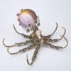 2400PCS DIY Mechanical Octopus 3D Metal Puzzle Model Kit with Lamp Steampunk Assembly Decor Creative Desk Ornament for Adults & Teens view 3
