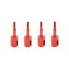 4pcs Metal Wheel Axle Wheel Cup Compatible with Tami-ya TT01 TT02 TT02B TT02D TT02E 1/10 RC Car Upgrades Parts Accessories(Red) view 1