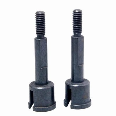 2pieces HSP 08064 38mm Steel Wheel Axle Compatible with 1/10 Scale Models RC Car Spare Parts HSP HIMOTO Hi Speed Accessories(Black)