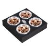 4pcs 1.9 Inch Beadlock RC Wheel Rim Set with Wheel Hub, Fit Compatible with 1:10 Axial SCX10 II 90046, SCX10 III AXI03007(4pc Black) view 4