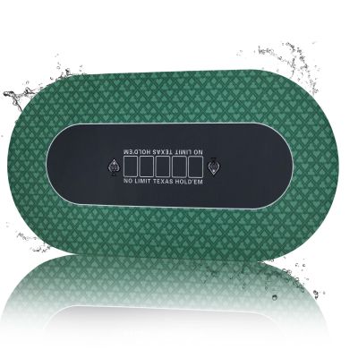 HHH HIKECUCAN Poker Mat for Table (70 X 35 Inch Green)
