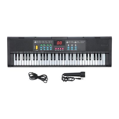 61 Key Portable Electronic Piano, Electronic Digital Piano with Built In Speaker Microphone for Boys, Girls, Beginners