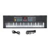 61 Key Portable Electronic Piano, Electronic Digital Piano with Built In Speaker Microphone for Boys, Girls, Beginners view 1