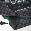 HHH HIKECUCAN Poker Mat for Table (70 X 35 Inch Black) view 3