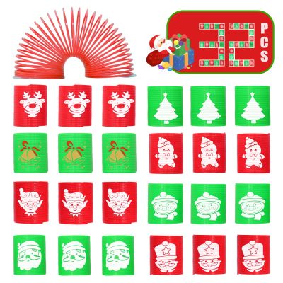 Cocurb 32 Pcs Chrstmas Mini Spring Party Favors for Kids 4 to 8 Fun Goodie Bag Stuffers for All, Christmas Day, Classroom Prizes, and Small Toys Presents,Stress Relief Bulk Fidget Toys