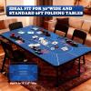 HHH HIKECUCAN Poker Mat for Table (70 X 35 Inch Blue) view 2