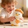 Plush Interactive Talking Duck Toy for Baby Toddler, Toys Boys Girls Gifts Singing Mimicking Repeating What You Say,Head Sway Duck with 8 English Songs for Toddlers 1-3 Years Old, White view 3