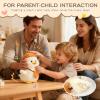Plush Interactive Talking Duck Toy for Baby Toddler, Toys Boys Girls Gifts Singing Mimicking Repeating What You Say,Head Sway Duck with 8 English Songs for Toddlers 1-3 Years Old, White view 4