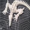 3D Printed SkullCrawler Articulated Figure, Movie Monster Series,Skull Island Lizard 3D Printed Fidget Toy (White) view 3