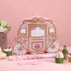 JolliLudo Princess Carriage Piata Pink Princess Birthday Party Decorations Carriage Piata with Blindfold and Bat for Birthday Girls Family Game Theme Party Supplies, 15 x 11.6 x 3 Inch view 4