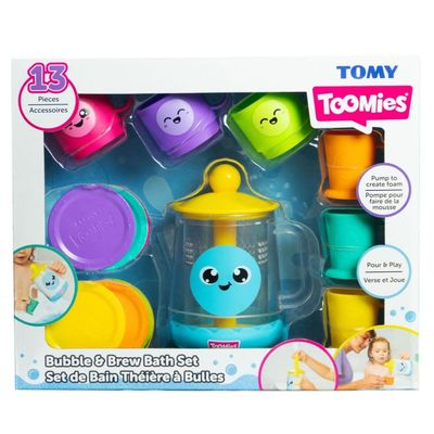 Tomy Toomies Bubble & Brew Deluxe Tea Set (13 Pieces)
