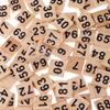 100 Wooden Number Tiles 1-100 Black Cube Blocks for Educational Games, Math Manipulatives, and Wedding Table Decorations view 4