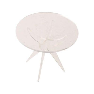 1:6 Scale Miniature Table Decoration, Clear Acrylic Dollhouse Furniture for Action Figures, Simulation Life Scene Accessory